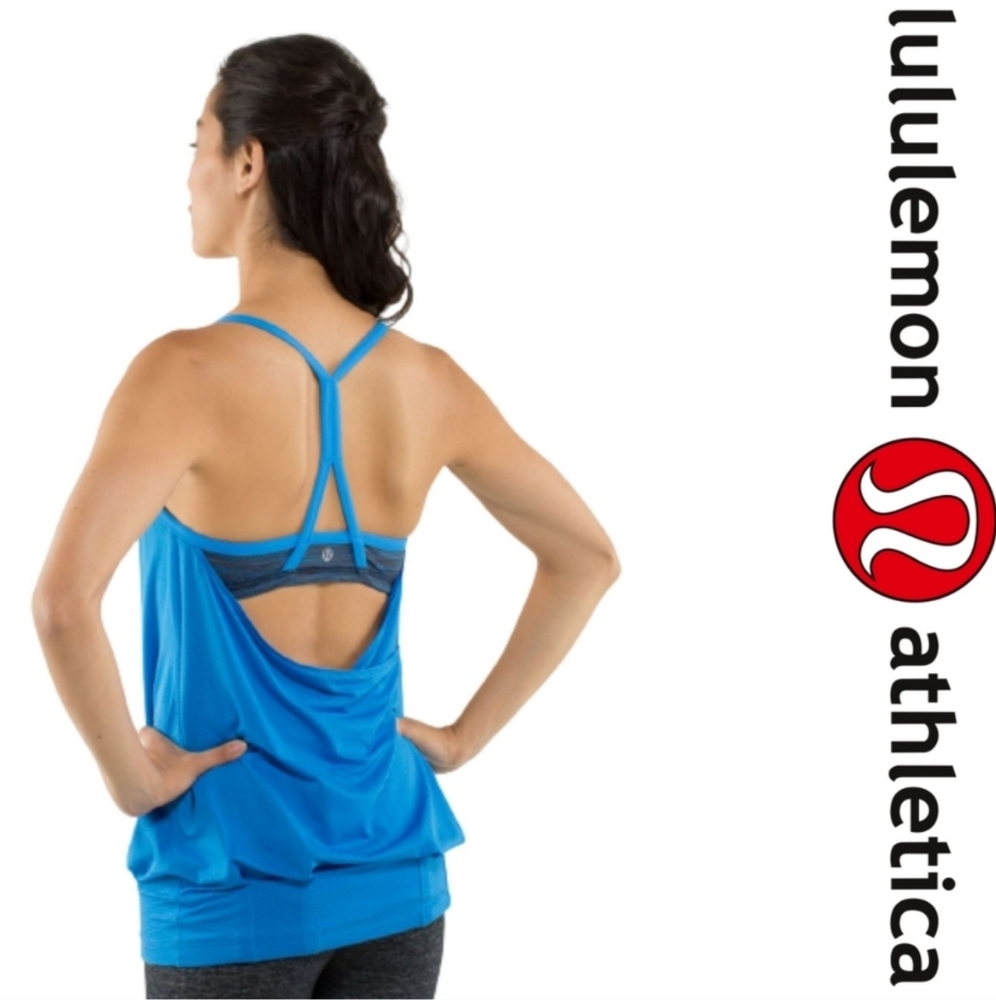 lululemon athletica Women's Blue Tank Top